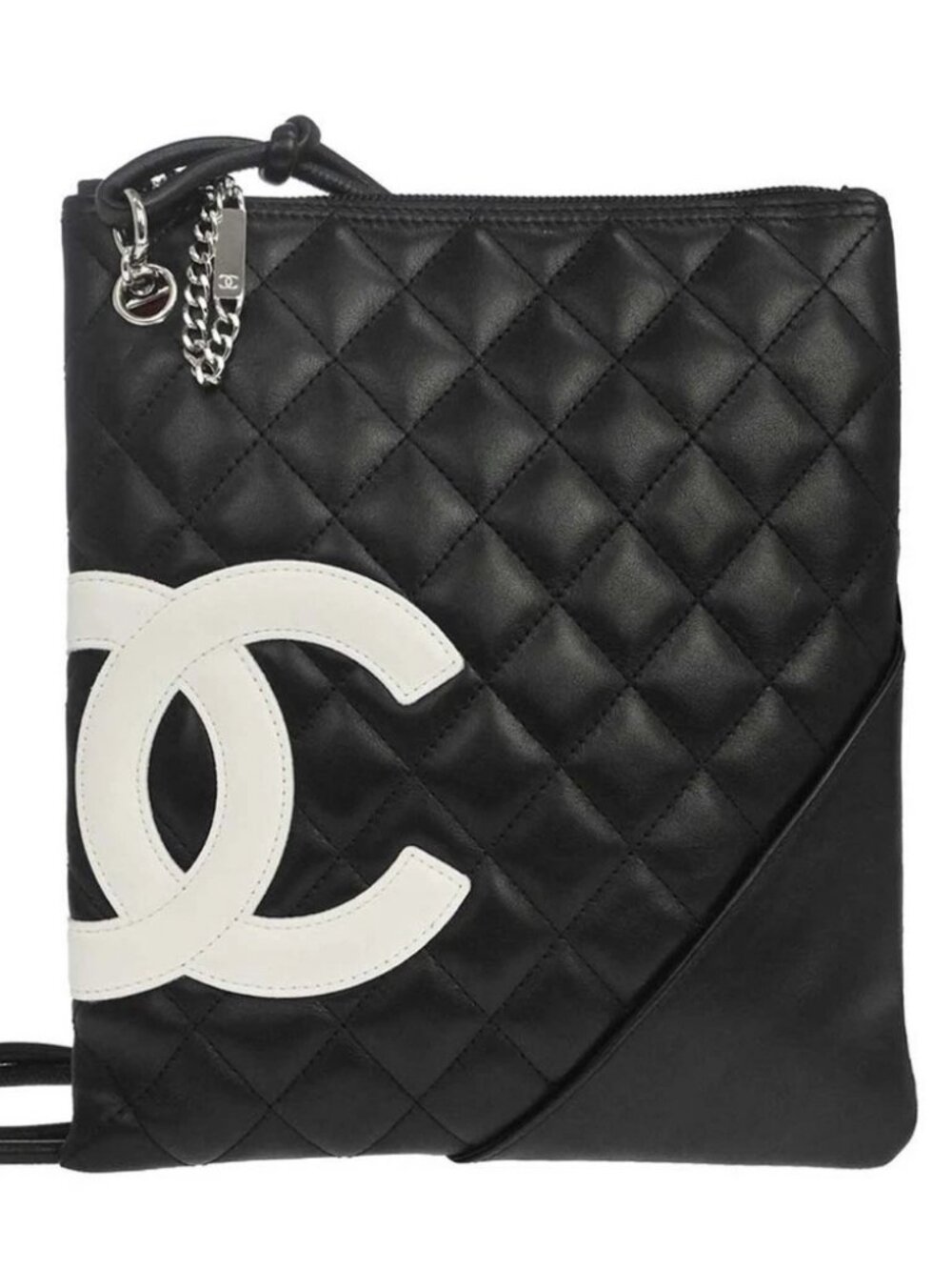Chanel Black Calfskin Cambon Ligne Shoulder Bag 188226